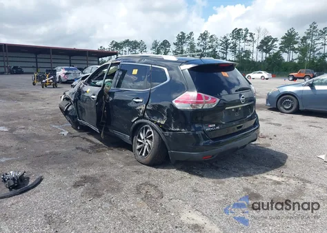 2015 Nissan Rogue Sl из США, поврежденный, VIN 5N1AT2MT1FC830856